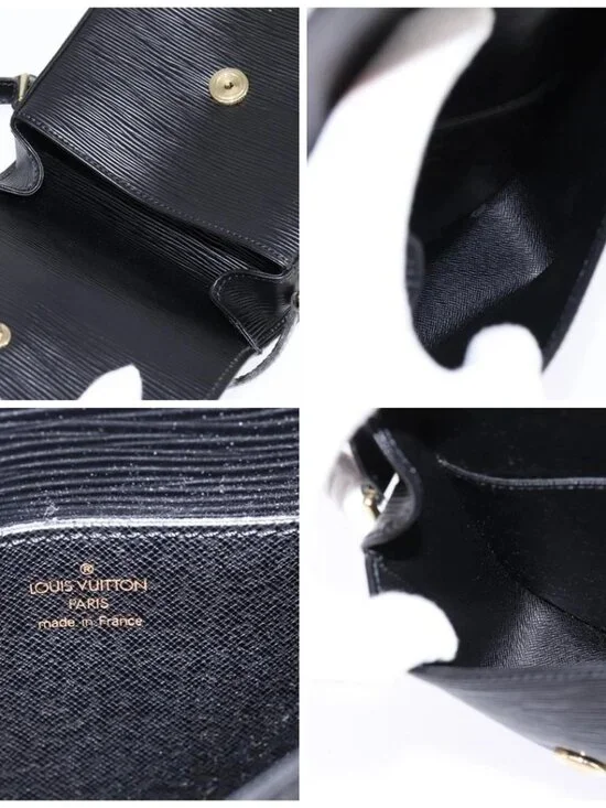 LOUIS VUITTON Epi Saint Cloud PM Shoulder Bag Black M52212 LV Auth 147467A - Picture 15 of 16